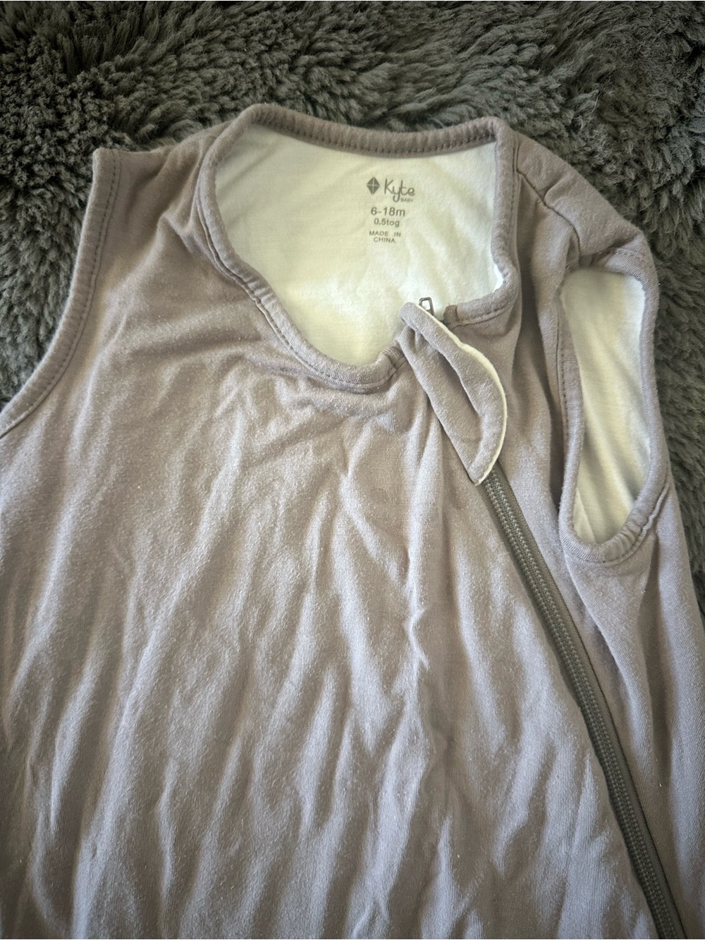 Kyte BABY Sleeveless Zipper Sleep Sack - Mauve